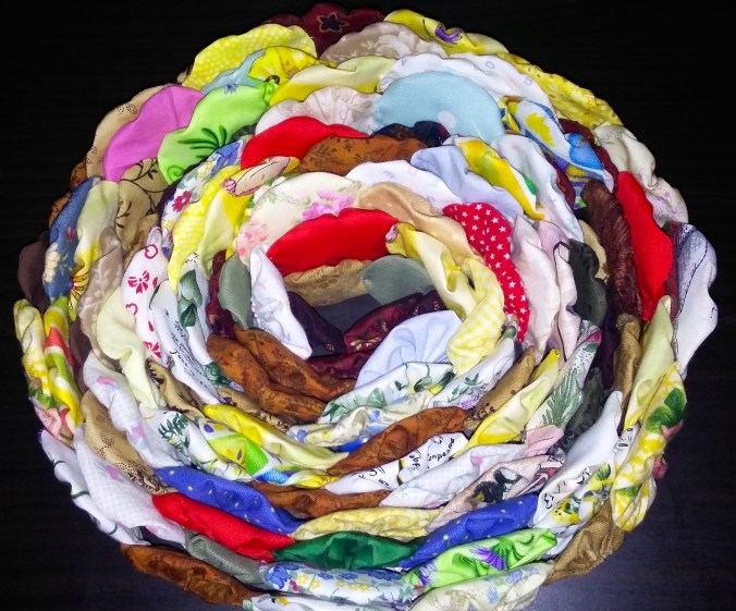 14 feet of yo-yo garland!