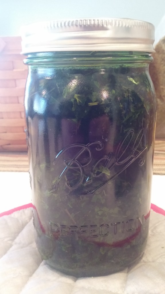 Nettle infusion - still hot!